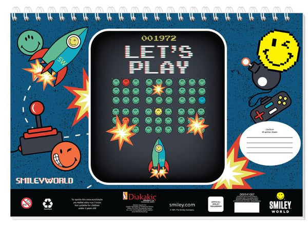 kleurboek Let's Play junior papier wit