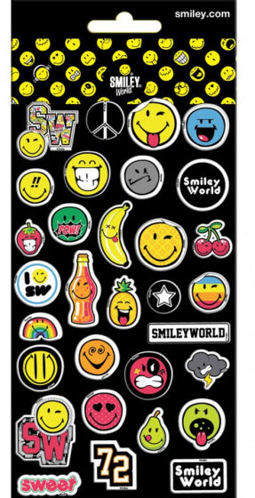 sticker junior vinyl zwart/geel