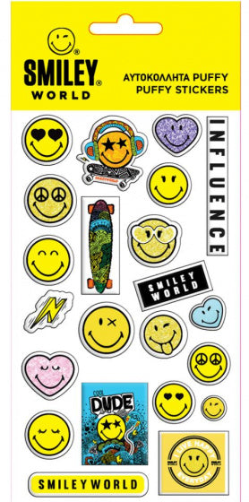 stickers junior vinyl wit/geel