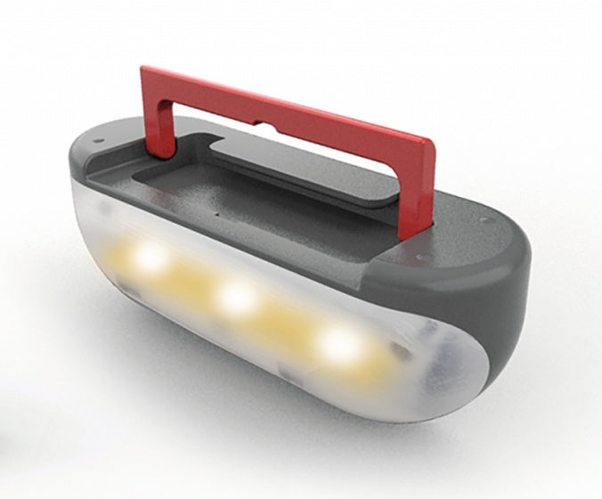 speelhuislamp Nomad Solar 15 x 5 cm grijs/grood