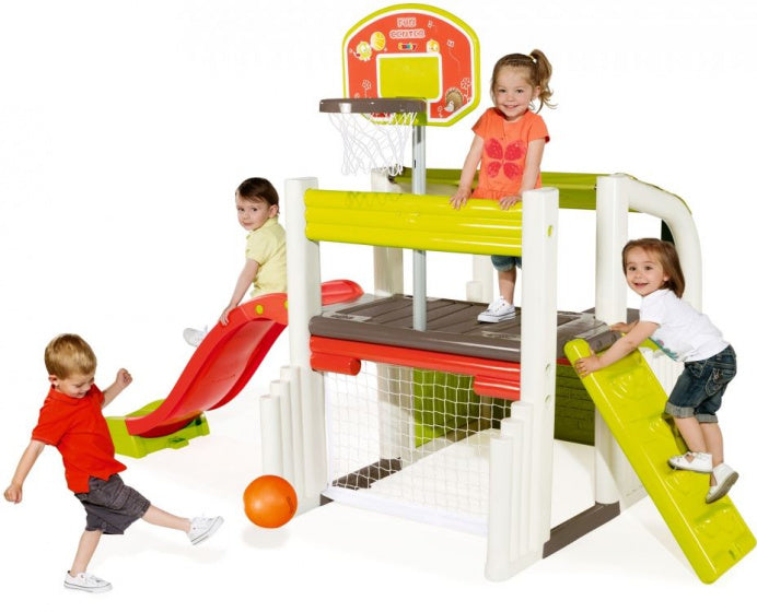 speelhuis Fun Center junior 284 x 203 cm wit/groen/rood