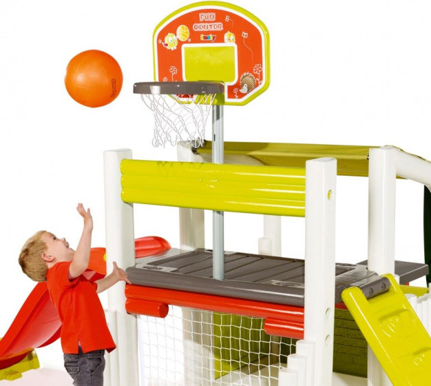 speelhuis Fun Center junior 284 x 203 cm wit/groen/rood