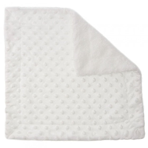 knuffeldoekje Bubble 34 x 34 cm wit