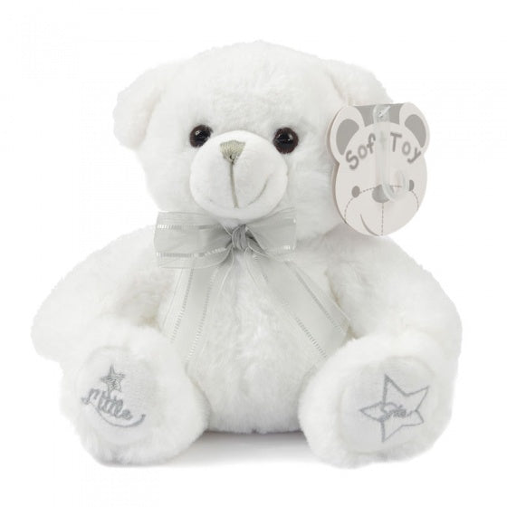 knuffelbeer Little Star 25 cm polyester wit