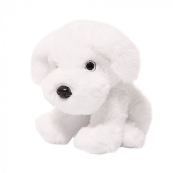 knuffel hond junior 15 cm polyester wit