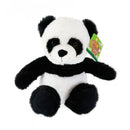 knuffelpanda zittend zwart/wit 21 cm