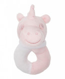 rammelaar eenhoorn 12 cm wit/roze