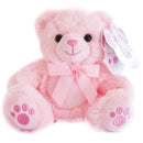 teddybeer meisjes 15 cm pluche/polyester roze
