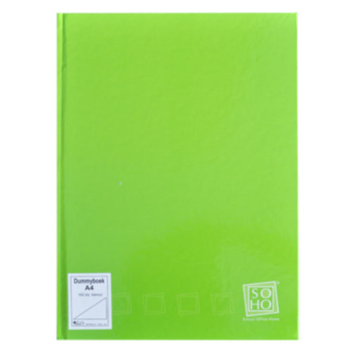 dummyboek A4 cm papier groen