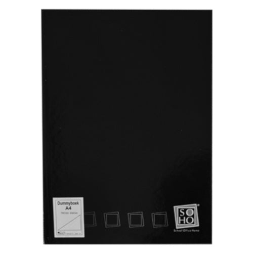 dummyboek A4 cm papier zwart