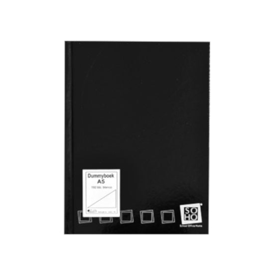 dummyboek A5 papier zwart