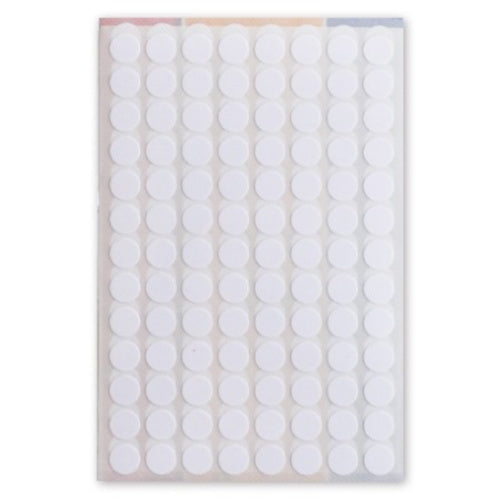 etiketten rond 8 mm papier wit 3 vellen á 104 stuks