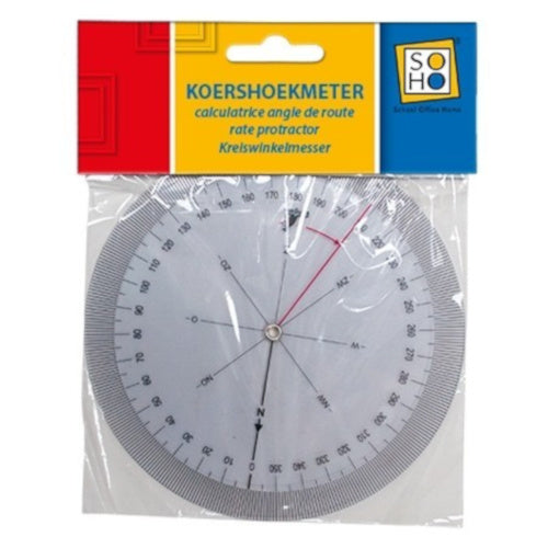 koershoekmeter 12,6 cm transparant