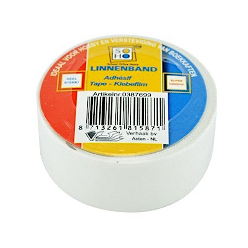 tape linnenband 19 mm wit 3 meter