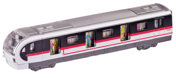 Metalen Metro 18,4 cm Zwart
