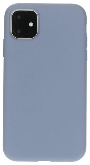 telefoonhoes iPhone 11 siliconen grijs