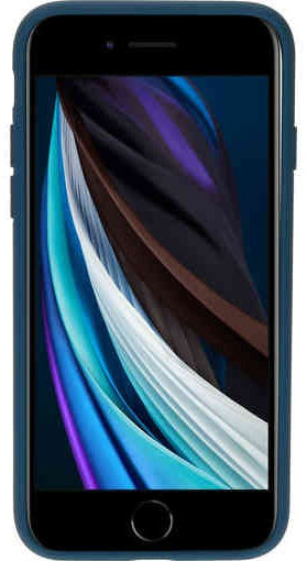 telefoonhoes iPhone 7/8/SE siliconen blauw