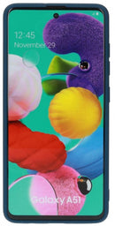 telefoonhoes Samsung Galaxy A51 siliconen blauw