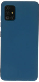telefoonhoes Samsung Galaxy A51 siliconen blauw