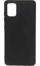 telefoonhoes Samsung Galaxy A51 siliconen zwart