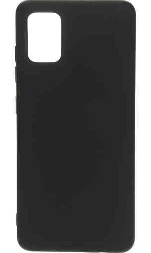 telefoonhoes Samsung Galaxy A51 siliconen zwart