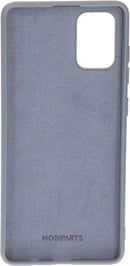 telefoonhoes Samsung Galaxy A71 siliconen grijs