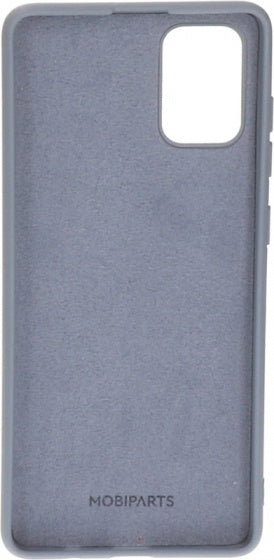 telefoonhoes Samsung Galaxy A71 siliconen grijs