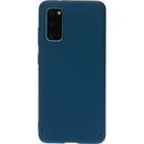 telefoonhoes Samsung Galaxy S20 siliconen blauw