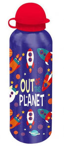 drinkfles Space junior 500 ml aluminium donkerblauw