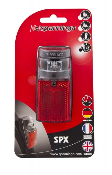 Spatbordachterlicht Spanninga SPXb Led - aan/uit