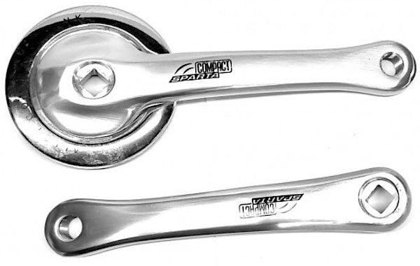 crankset Alloy Compact e-bike BSA 170 mm aluminium zilver