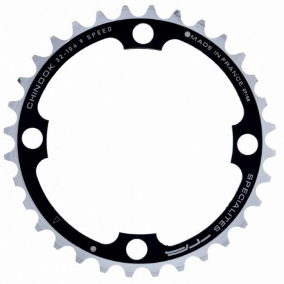 kettingblad Chinook 32T 9SP 104 mm zwart/zilver