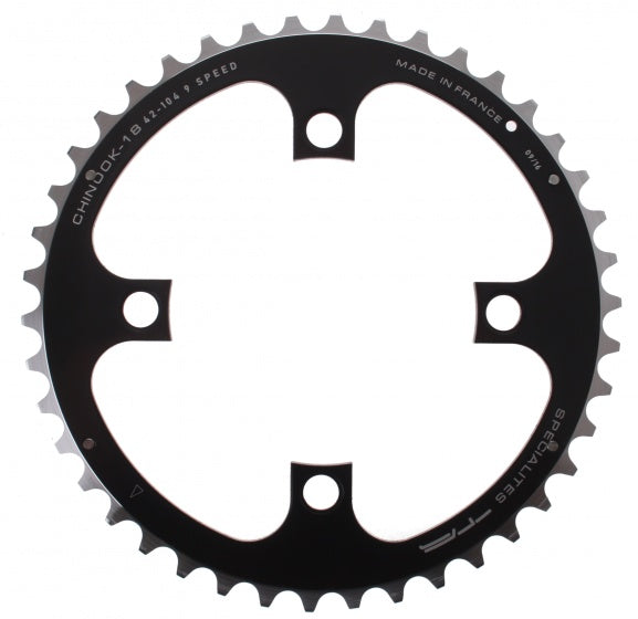 kettingblad Chinook 42T 9SP 104 mm zwart/zilver