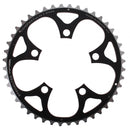 kettingblad Compact 44T 9SP 94 mm zwart/zilver