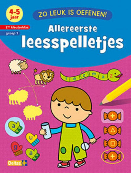 Deltas Boek Zo Leuk Is Oefenen Leesspelletjes 4-5 Jaar