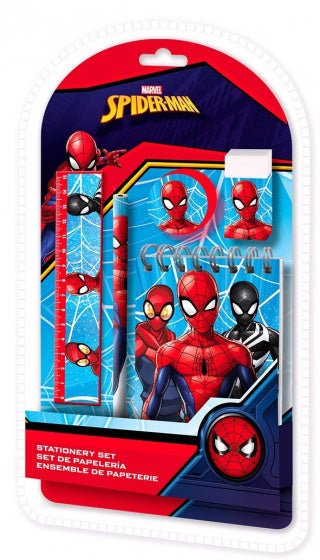 schrijfset Spider-Man 13,8 x 25 cm 5-delig