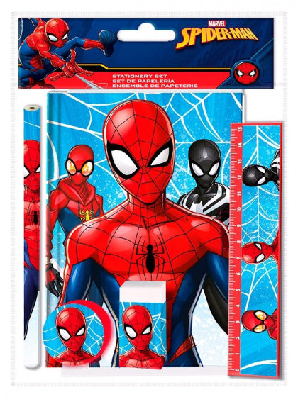 schrijfset Spider-Man 25 x 19 cm 5-delig