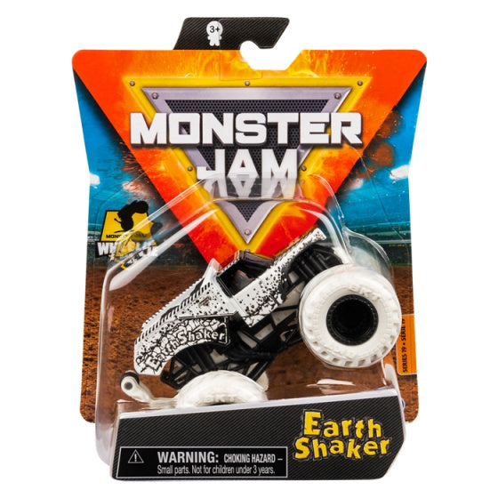 monstertruck Monster Jam Earth Shaker 1:64 wit