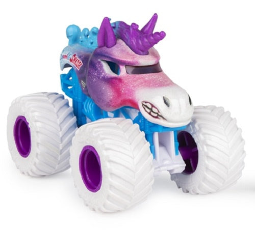 monstertruck Monster Jam Sparkle Smash 1:64 blauw