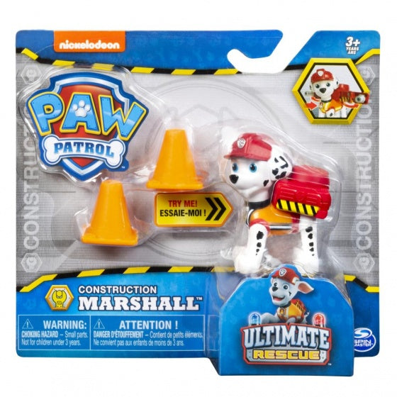 speelset Paw Patrol Construction Marshall 7 cm