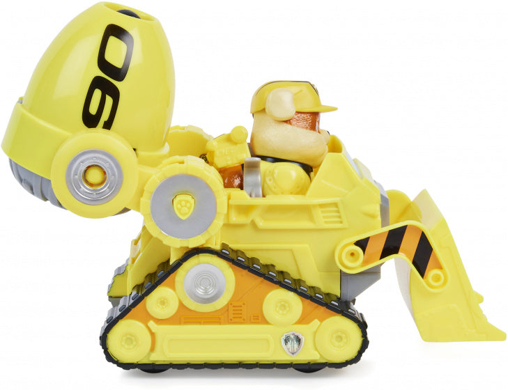 speelset Paw Patrol Rubble junior geel 4-delig