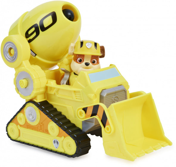 speelset Paw Patrol Rubble junior geel 4-delig