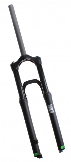 Verende voorvork 27,5" / 650B Spinner - 120 mm veerweg met 1 1/8" ahead vorkbuis - PM disc - mat zw