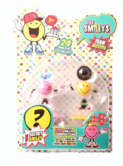 Smiley Blister (hart) 3 figuurtjes