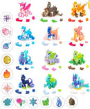 speelset Ekinia paarden meisjes 17 cm roze 3-delig