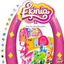 speelset Ekinia paarden meisjes 17 cm roze 3-delig