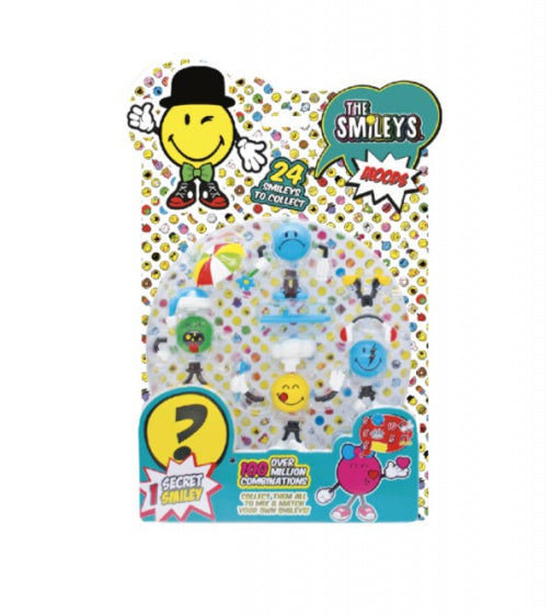 Smiley Blister (bloem) 5 figuurtjes