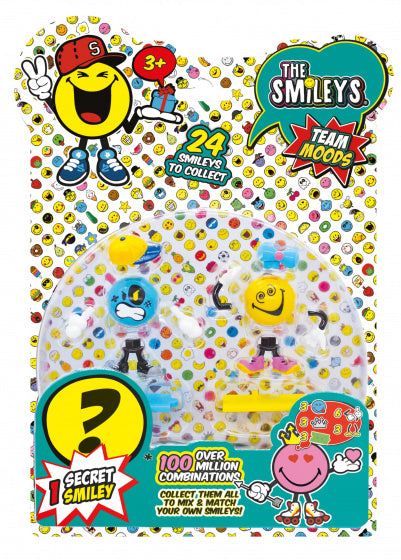 Smiley Blister (boos) 3 figuurtjes