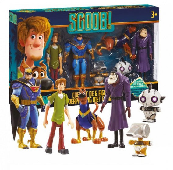 speelfiguren Scooby-Doo jongens 13 cm 6-delig