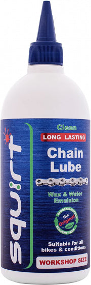 kettingwax Clean Long Lasting Lube 500 ml blauw/wit